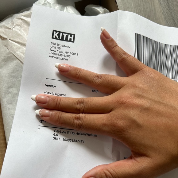 Kith x ASICS Ronnie Fieg gel lyte iii in helium - Picture 2 of 11